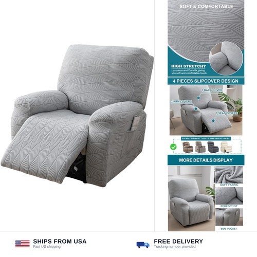 Recliner chair covers piece - covers, 4-piece