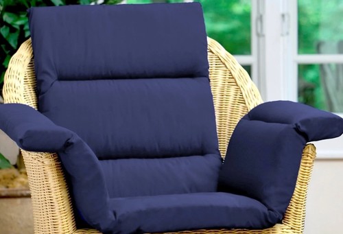 Blue recliner full arm - recliner, rest